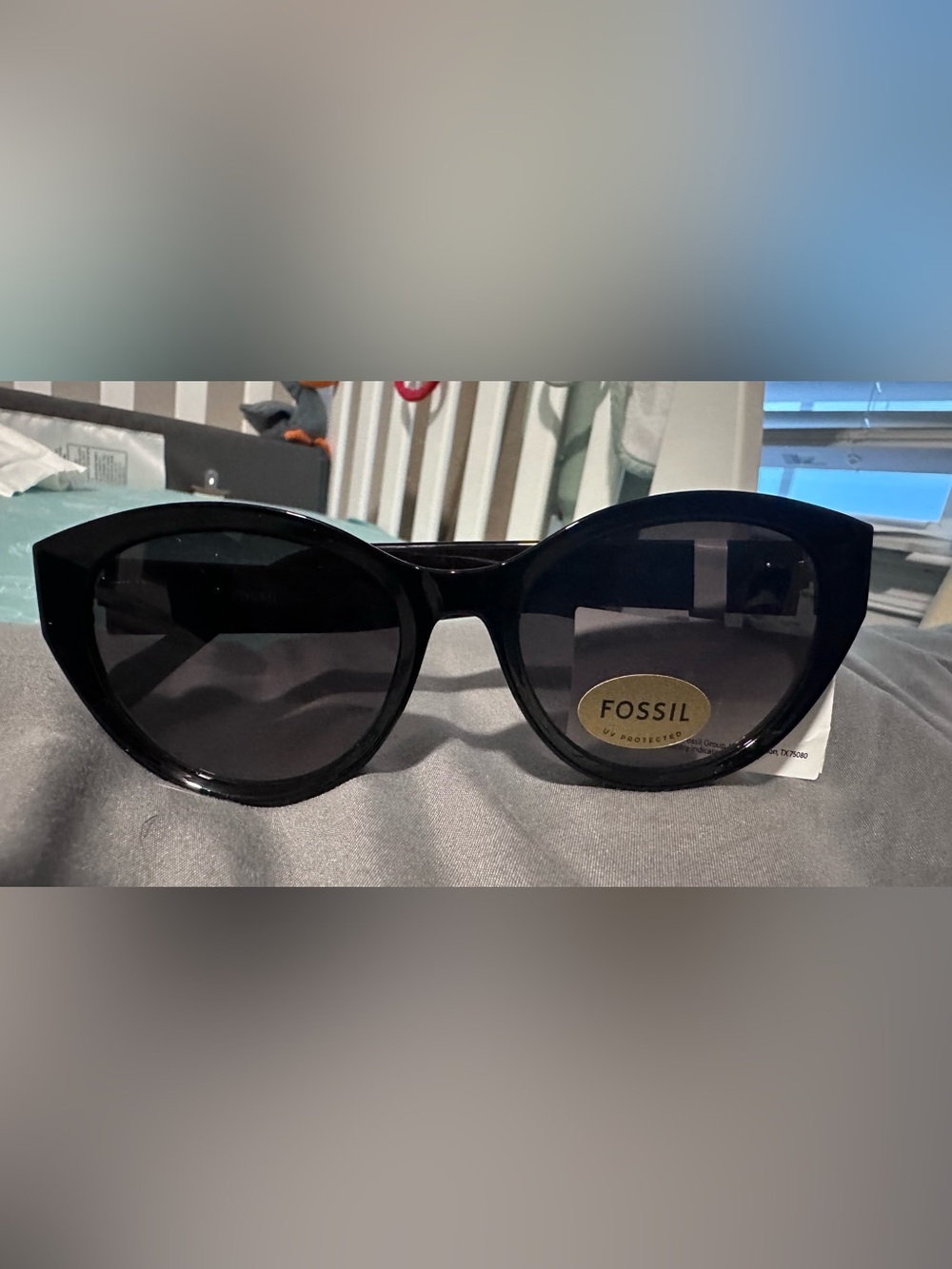 Fossil Black Cat Eye Sunglasses - Brand New